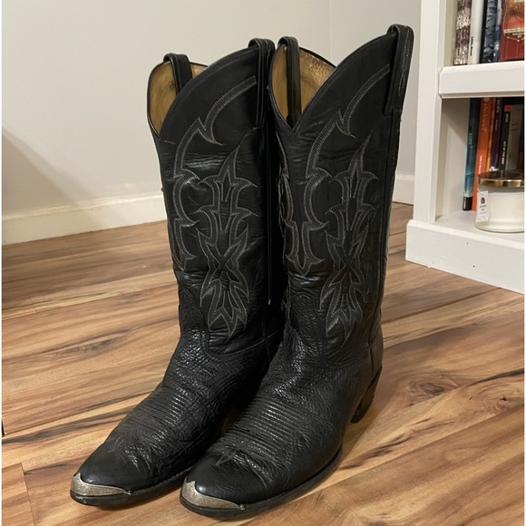 Tony Lama Black Stallion Cowboy/Western Boots. Men’s Size 9.5 - Picture 4 of 16